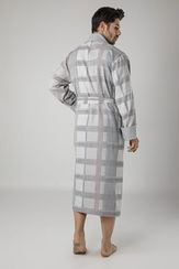 Халат  мужской облегченный  8675 серый Nusa