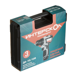 Аккумуляторная дрель-шуруповерт Интерскол МиниМАКС ДА-10/12В 687.2.2.70
