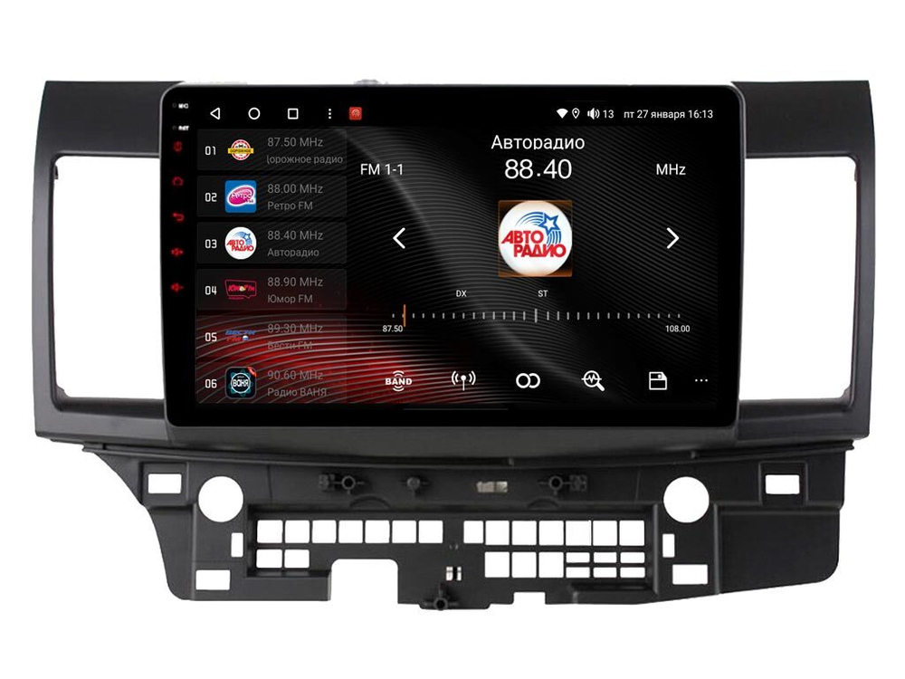 Магнитола для Mitsubishi Lancer X 2007-2016 - Vaycar VA47-0037 на Android 13, 8-ядер, 4G SIM-слот