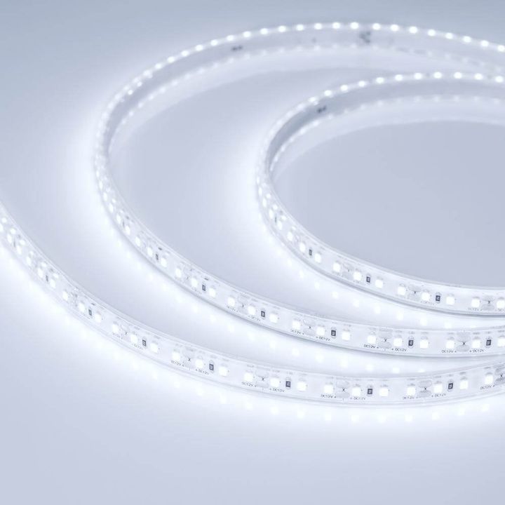 Светодиодная влагозащищенная лента Arlight 16,8W/m 120LED/m 2835SMD холодный белый 5M 029595