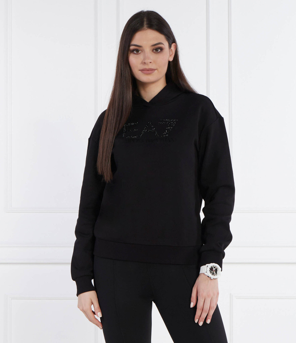 Худи EA7 - черный(3DTM23 TJSYZ)