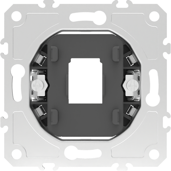 Опорная плата для установки телефонного/компьютерного разъема (одиночная),  серия DB