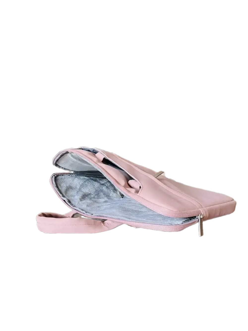 Сумка для ноутбука экокожа QOZA, розовая