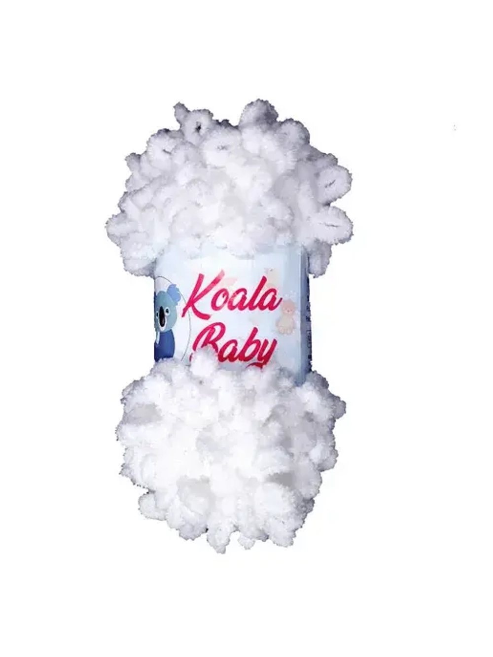 Пряжа HiMALAYA KOALA BABY 180 гр. 16,7 м цвет 101 состав: 100% Полиэстер