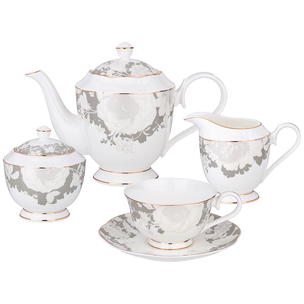 ЧАЙНЫЙ СЕРВИЗ LEFARD "НЕЖНОСТЬ" НА 6 ПЕР. 15 ПР. (КОР=2НАБ.)