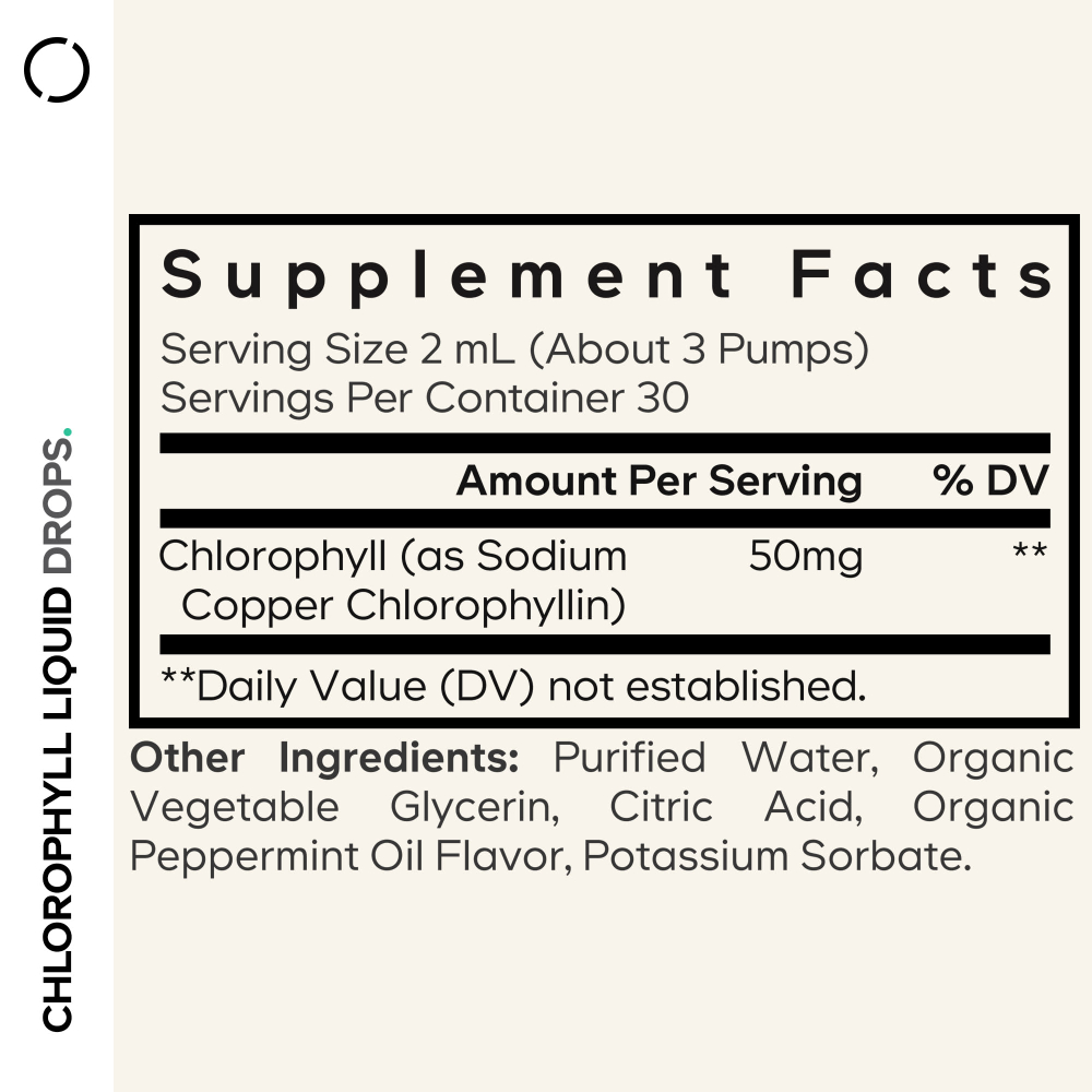 Codeage, Chlorophyll Liquid Drops, перечная мята, 60 мл (2 жидк. Унции)