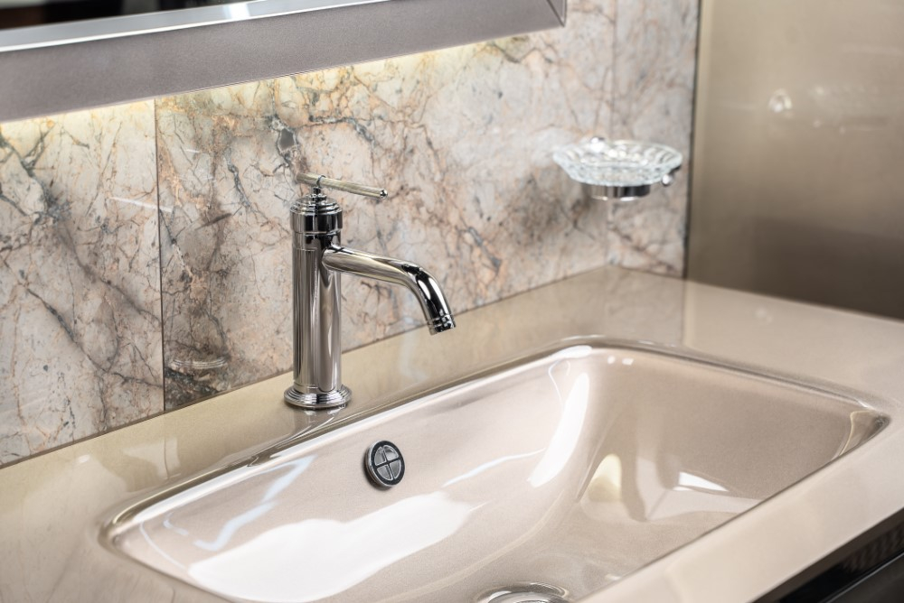 Смеситель для умывальника ETERNA CHROME