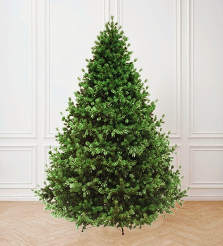 Ель искусственная «Юнона» (Литая хвоя) от 1,8 м до 2,7 м