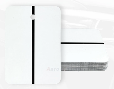 Reoflex Тест-карты металлические белые 100шт