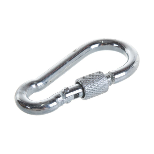 Карабин пожарный с фиксатором/флянцем М8х80