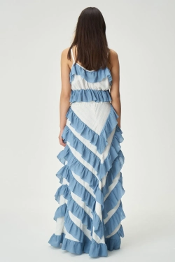 Юбка Джипси голубая