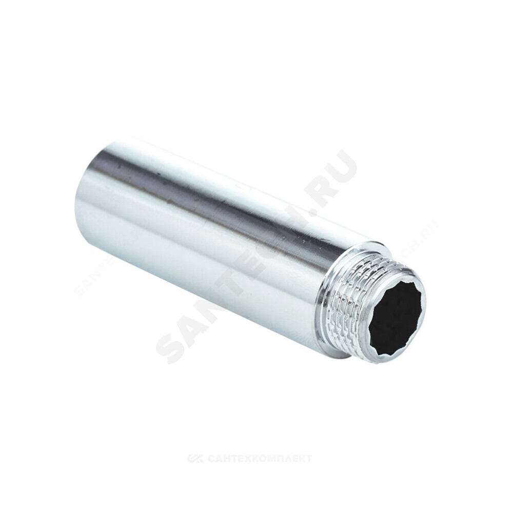 Удлинитель латунь хром Ду 15 (1/2") L=20мм ВР/НР 9031 Aquasfera 9031-02