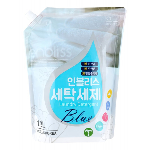 Жидкое средство для стирки в мягкой упаковке HB Global Enbliss Liquid Laundry Detergent 1,8л
