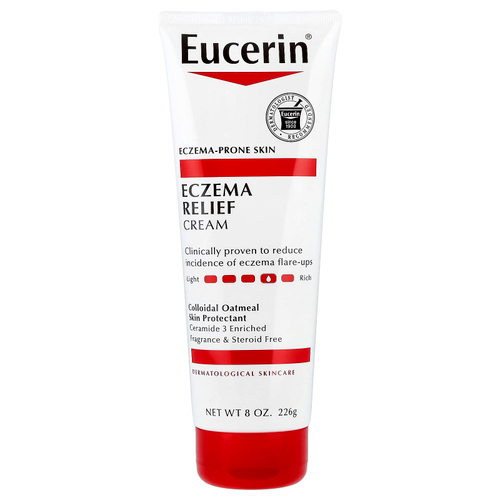 Eucerin, крем для уменьшения проявлений экземы, без отдушки, 226 г (8 унций)
