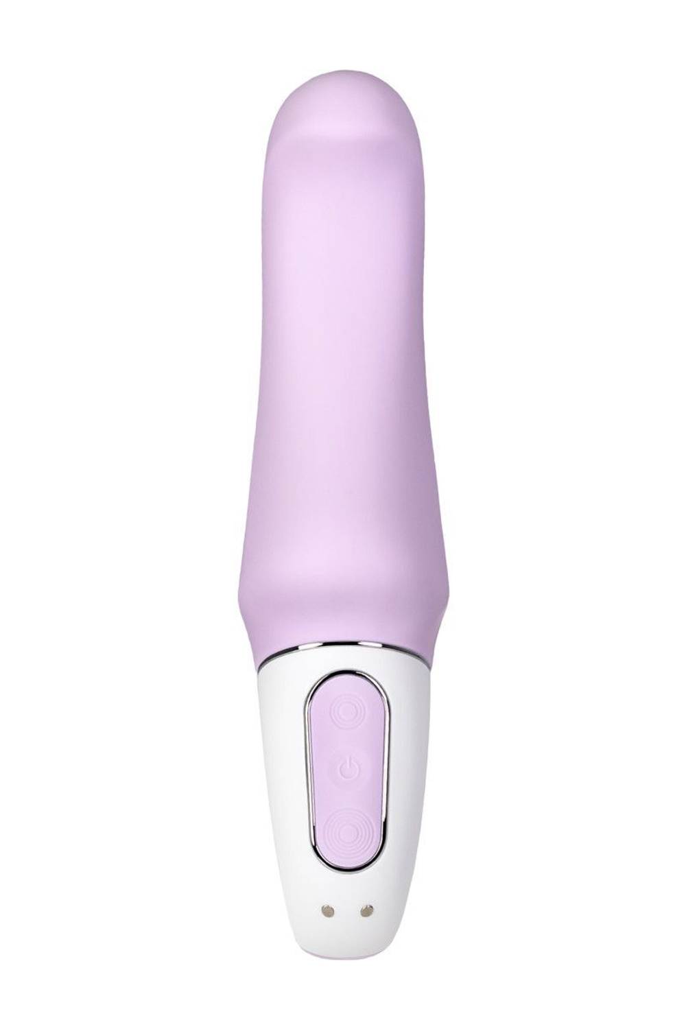 Сиреневый вибратор Satisfyer Vibes Charming Smile - 18,5 см.