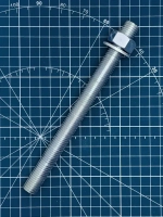 Шпилька анкерная М16х190 к.п.5.8 прочность по ГОСТ