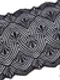 273 Кружево эластичное 18 см, Италия, арки, черный