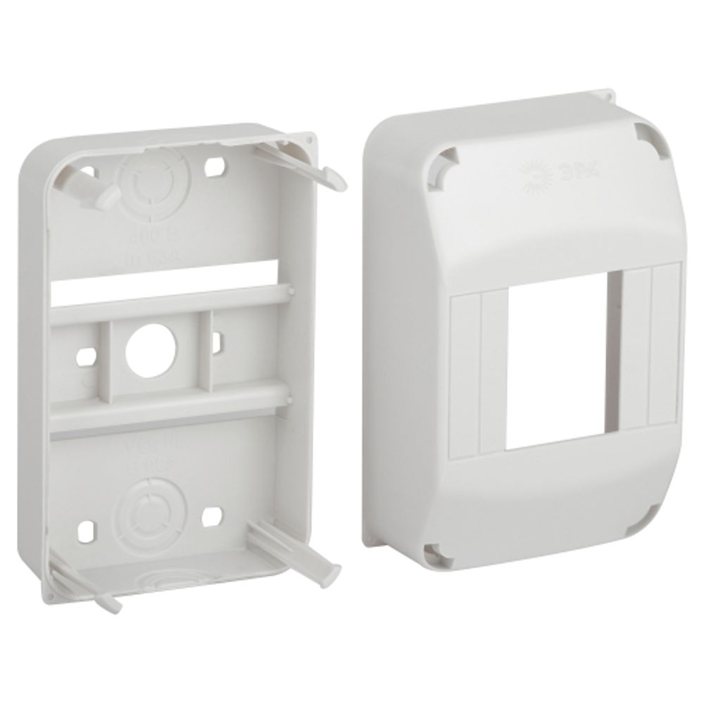 Корпус пластиковый навесной ЭРА SIMPLE КМПн 1/4 IP20 белый