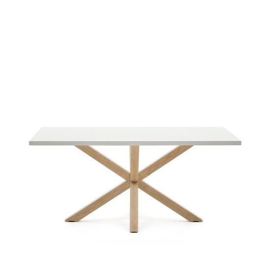 Стол Arya 160х100 натуральный, белый