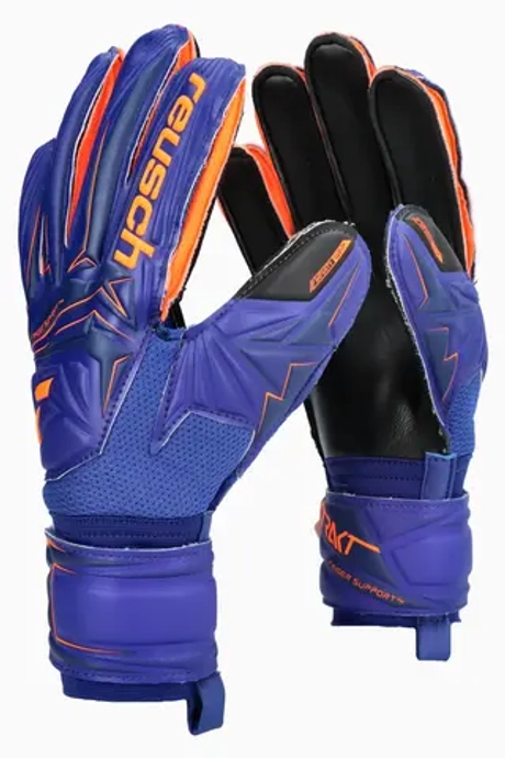 Вратарские перчатки Reusch Attrakt Infinity Finger Support - синий