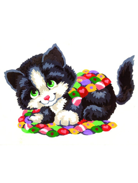 "Котенок"-3192 канва с рисунком