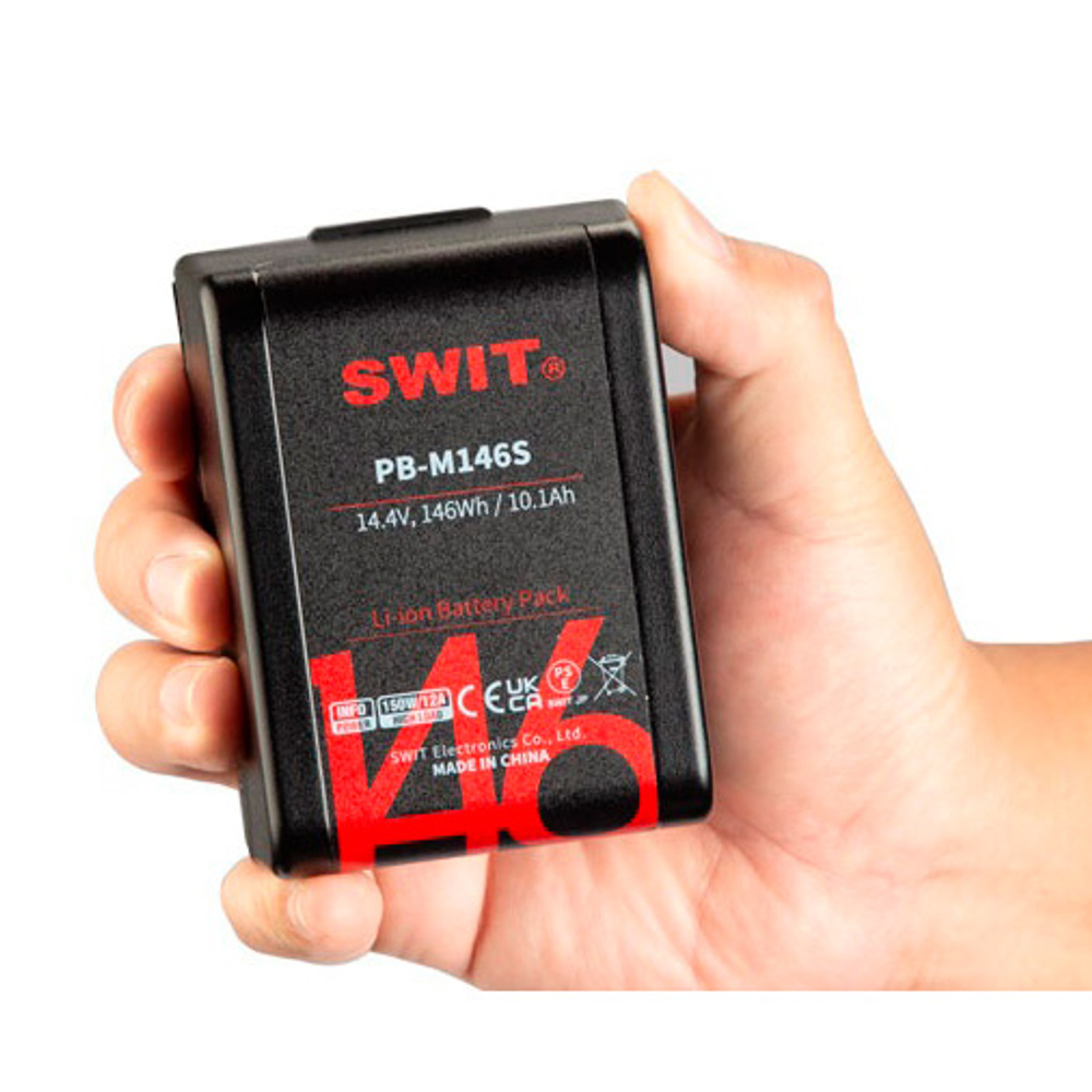 Аккумулятор SWIT PB-M146S V-Mount Pocket, 146 Втч, D-Tap, USB-A