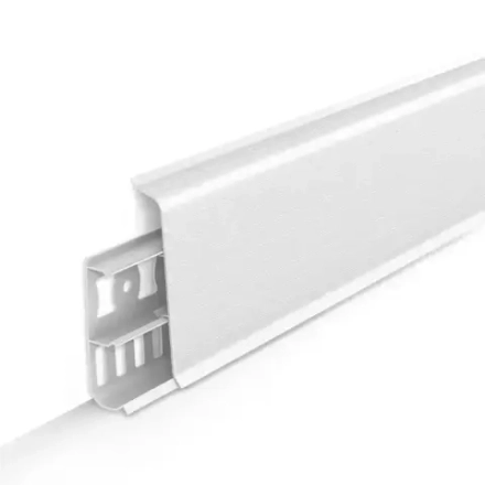 Плинтус Напольный Deconika 100 мм, Белый 001 (IDEAL Deconika 100х23х2200 мм)