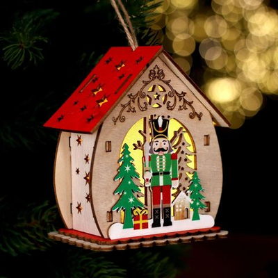 Новый год. Декор с подсветкой «Щелкунчик», 9 × 7 × 11 см