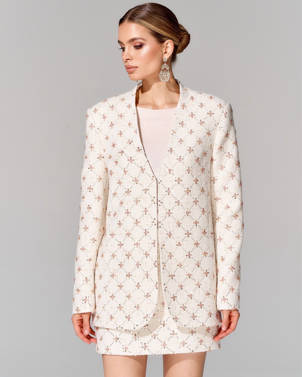 Жакет из премиального твида