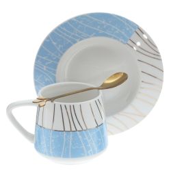 GAEM Кружка с блюдцем и ложкой, 200 мл, L15 W15 H8 см, 3в.