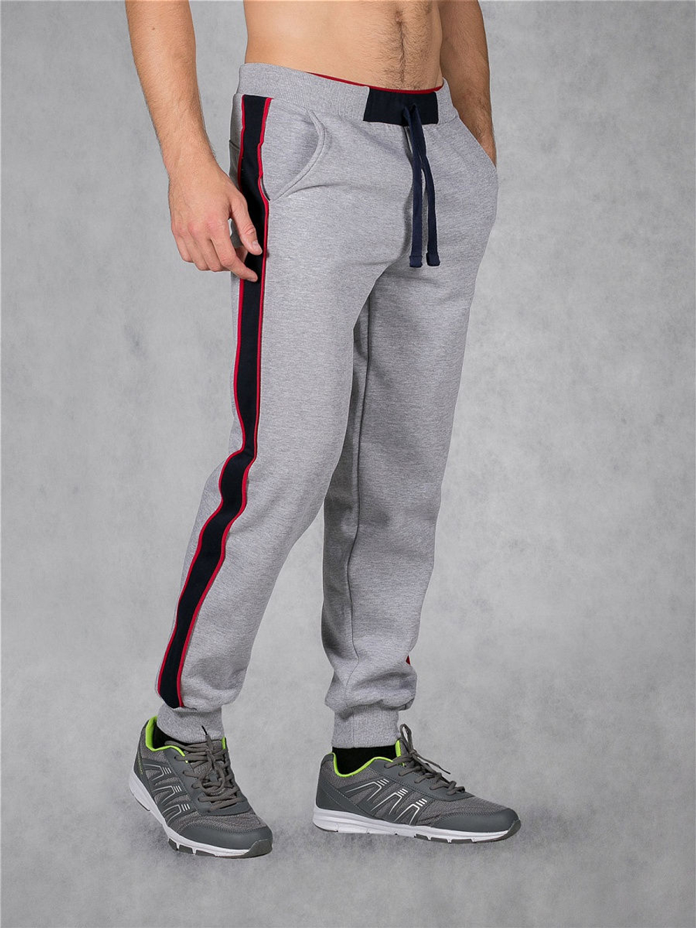 Спортивные мужские брюки, 617231 (св.серый)