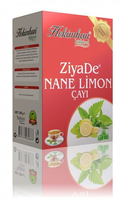 Чай "Hekimhan Nane Limon" прессованный, растворимый с лимоном и мятой 170 гр/ZiyaDede. Турция