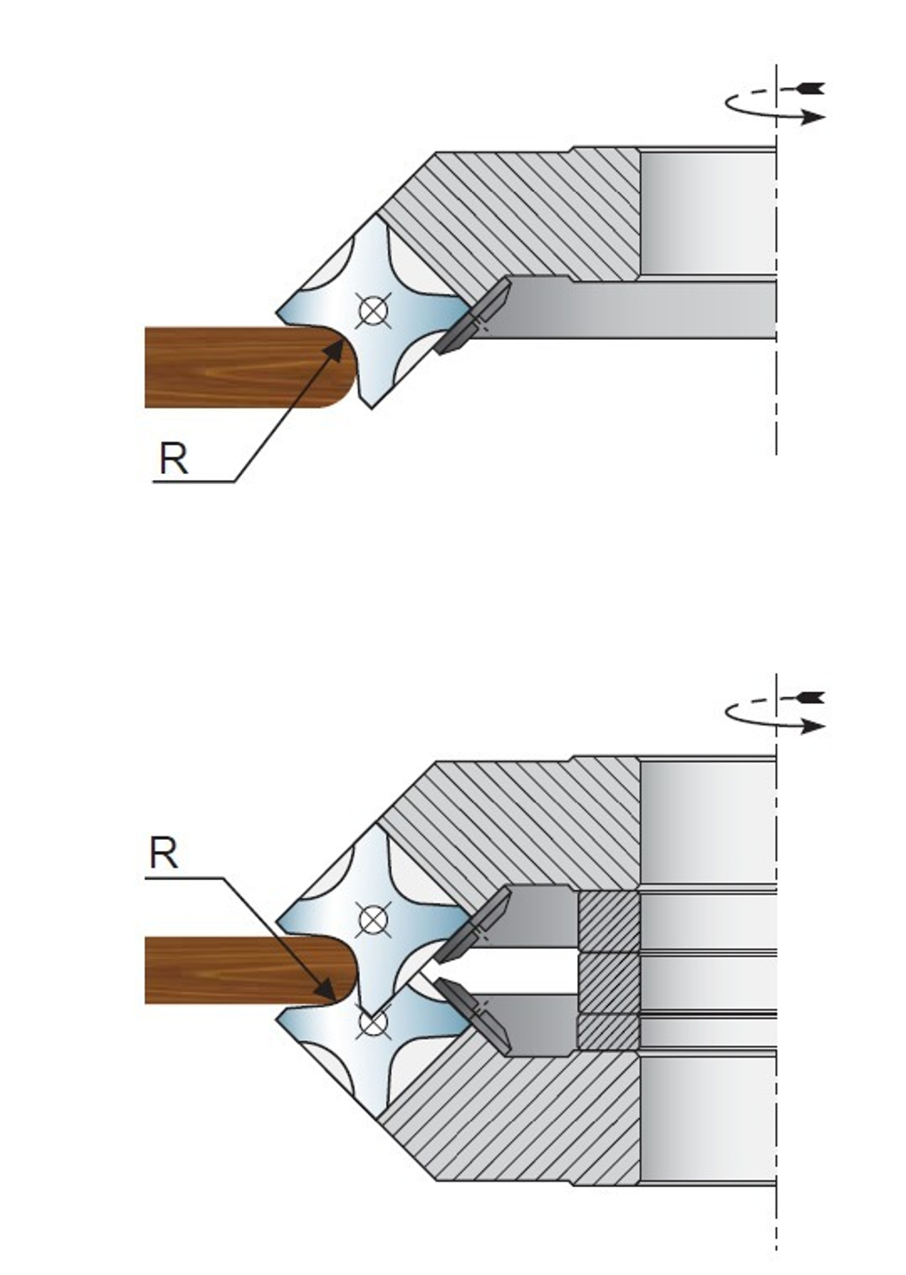 HM нож малый радиус 20x21x2 R6 LH