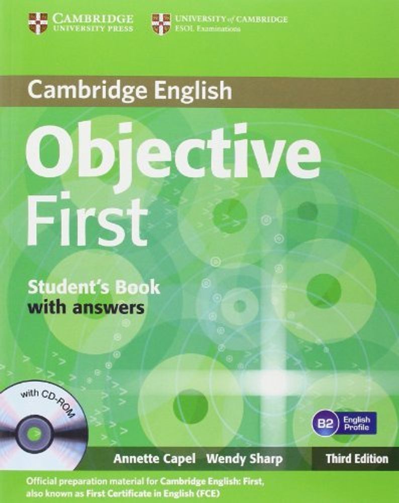 Objective First 3rd Edition Student&#39;s Book with answers with CD-ROM