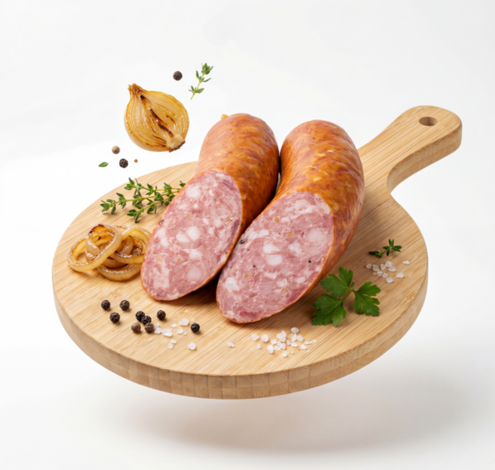 Колбаса "Деревенская с жареным лучком" п/к под заказ