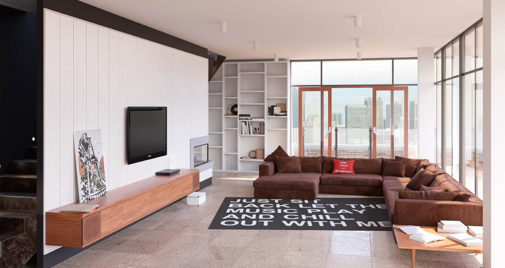 Стеновая панель МДФ Кronostar Лён 2600х250 мм