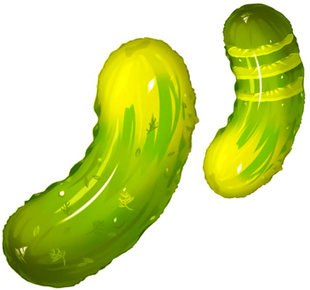 Фигура Соленый огурец (29''/74 см)