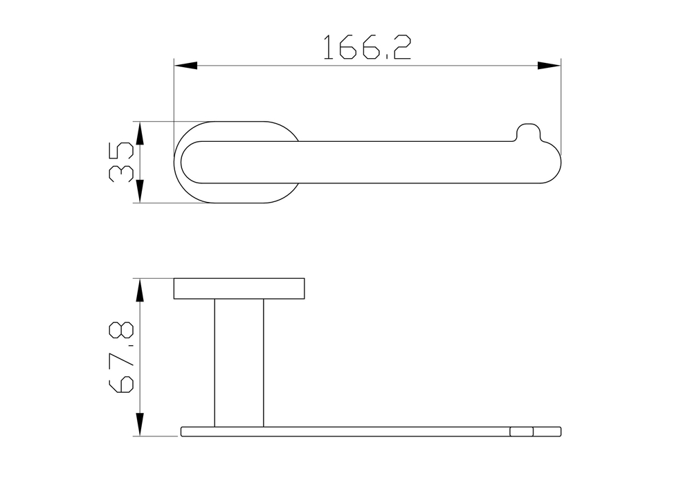 Держатель для туалетной бумаги без крышки WONZON & WOGHAND FIRST, Глянцевое золото (WW-8416-LG)