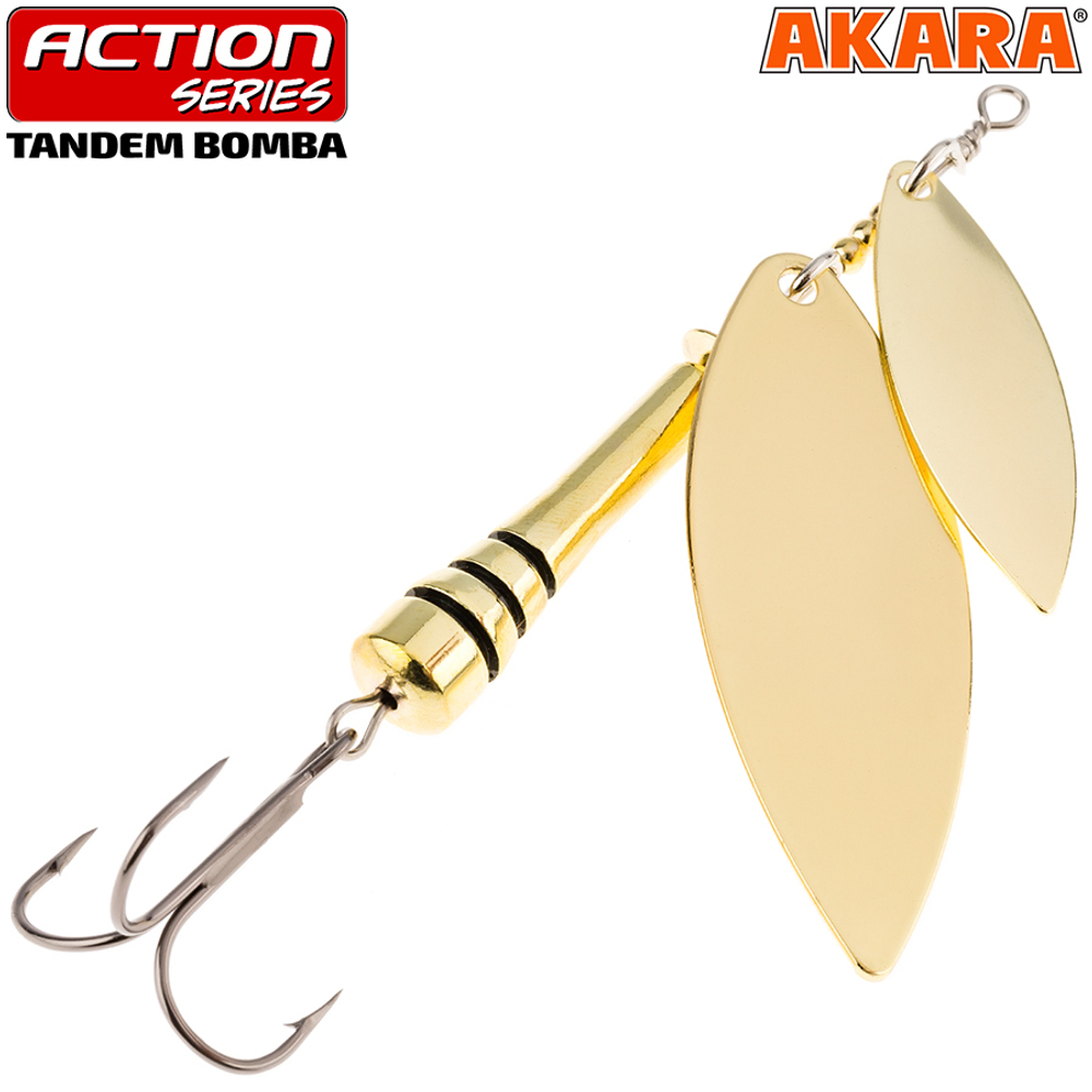 Блесна вращающаяся Akara Action Series Tandem Bomba 1/3 15 гр. 1/2 oz. A21