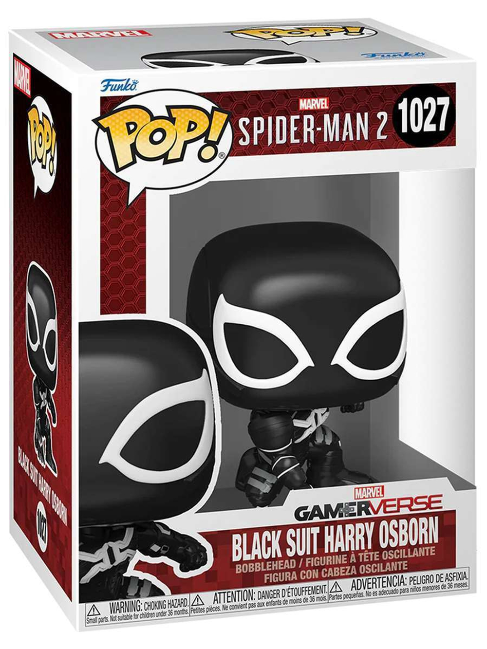 Фигурка Funko POP! Bobble Marvel Games Spider-Man 2 Harry Osborn (Black Suit) (1027) 80328