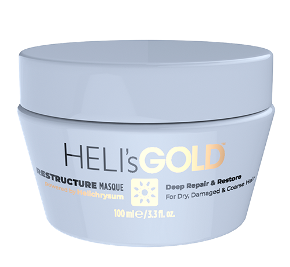 Маска HELI's GOLD Restructure для питания и увлажнения волос - 100 мл.