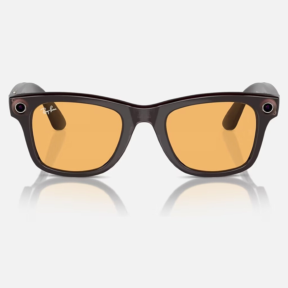Ray-Ban Meta Wayfarer ( Цвет оправы - черный, цвет линз - янтарный )