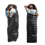 Спальный мешок Naturehike CW400 NH18C400-D с утиным пухом, размер M, артикул NH18C400-D, цвет Черный