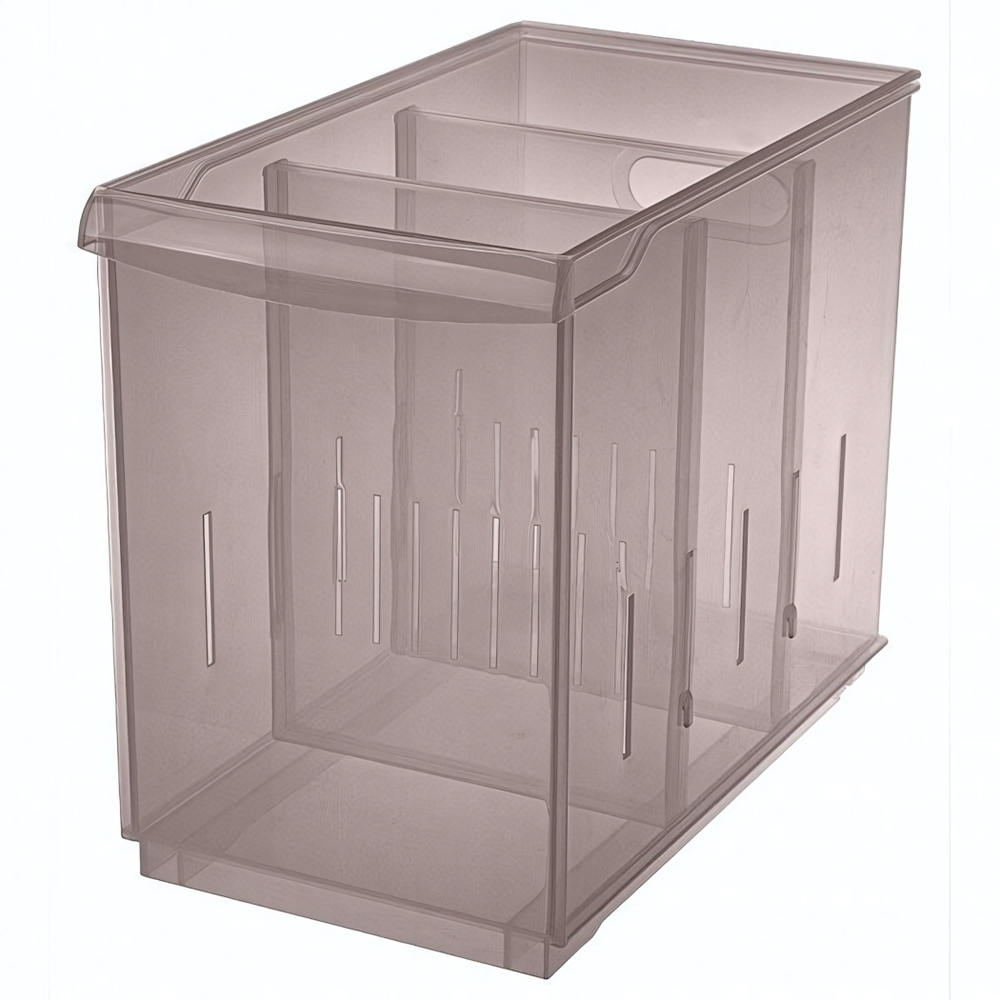 Контейнер универсальный "optima" с перегородками 10,6л, 165*305*242 мм (коричневый)