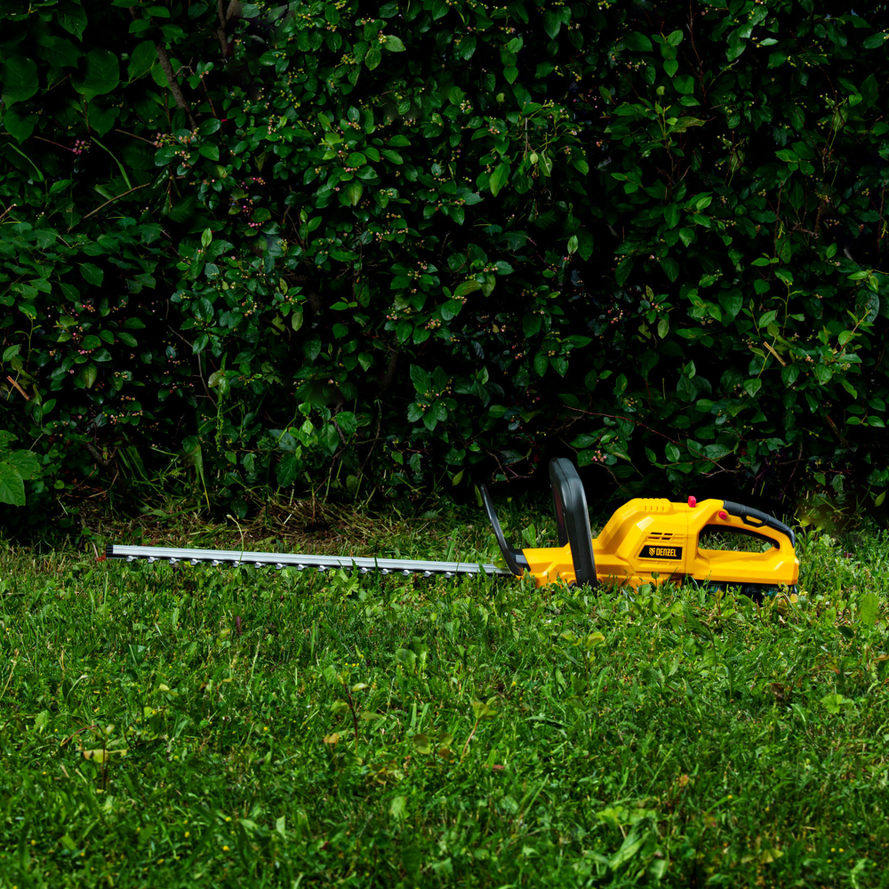 Кусторез аккумуляторный RBC510-36, Li-ion, 36 В, 4 Ач, нож 510 мм, поворотная ручка Denzel