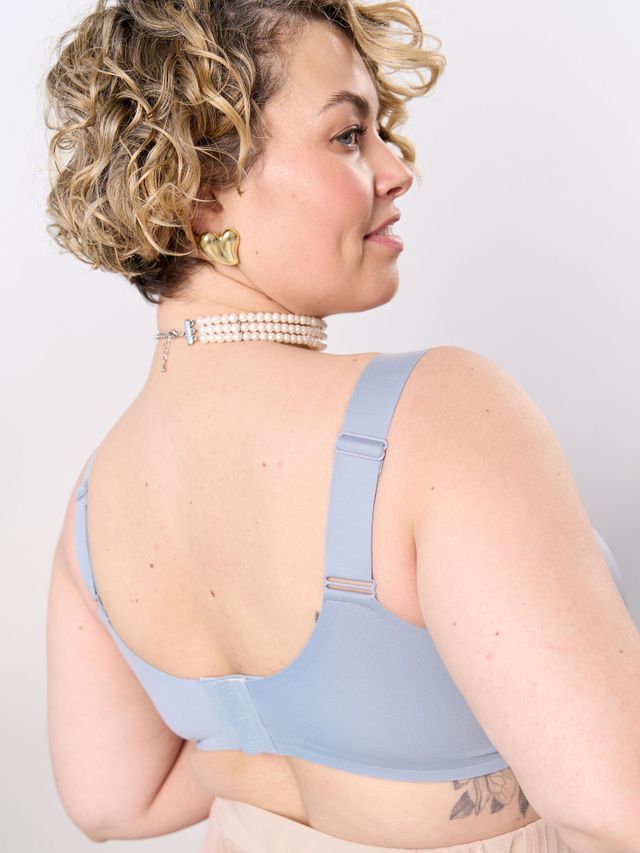 Бюстгальтер Бесшовный Макси Голубой