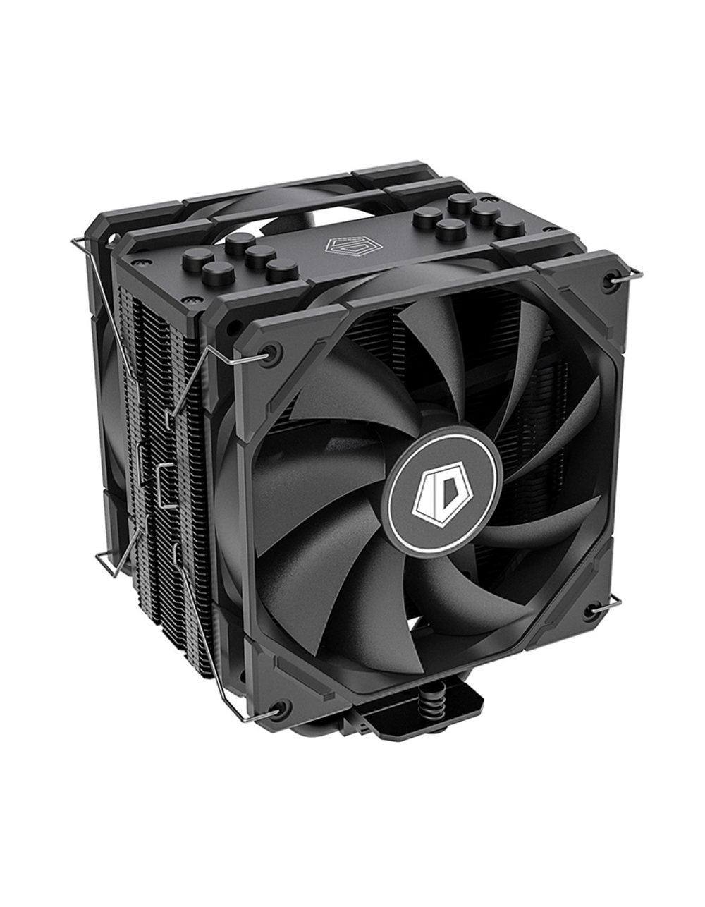 Кулер для процессора ID-COOLING SE-225-XT BLACK V2 LGA20XX/1700/1200/115X/AM5/AM4 (10шт/кор, TDP 220W, PWM, 5 тепл.трубок прямого контакта, DUAL FAN 120mm, черный) RET
