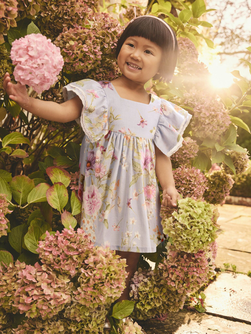 Платье для девочки Next AK2-475, Голубой