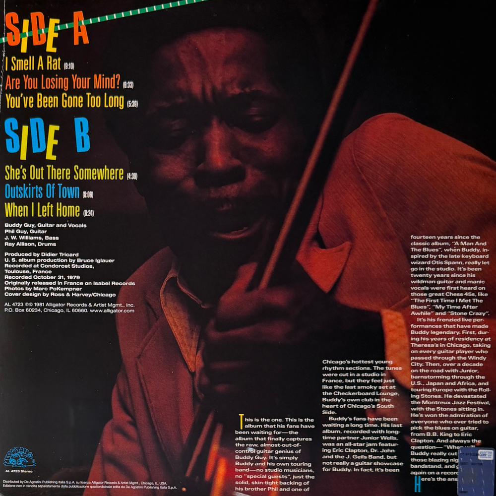 Виниловая пластинка Buddy Guy ‎– Stone Crazy! LP