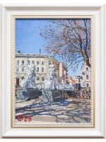 Картина маслом "Львиный мостик" Опритова